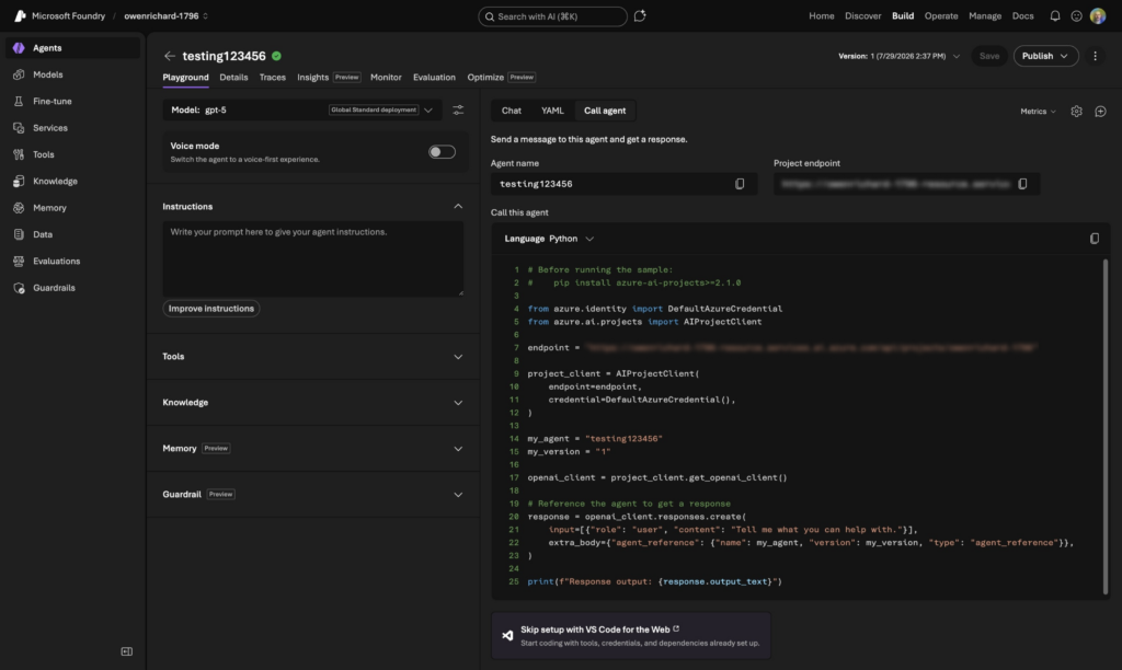 Examples of the CoreAI Design System live in the Foundry portal.